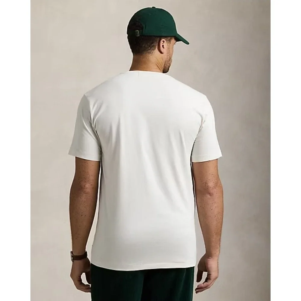 Polo Ralph Lauren White Long Jersey Short Sleeve T-Shirt Men's 4XLT NWT $79